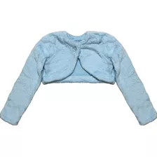 Bolero Casaquinho Pelucia Teddy Infantil Criança Menina Luxo