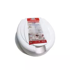Assento Sanitário Mebuki Assento Sanitário Oval Elevado 13,5 Cm De Plástico Com Forma Oval Branco Liso