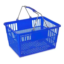 Canastillas De Mano Para Compras Y Soporte - Azules - 12/paq