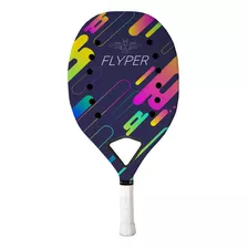 Raquete Beach Tennis Infantil Kids Flyper + Carbono 3k 0013