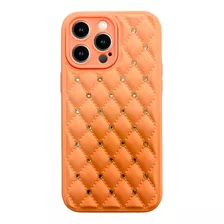 Carcasa Para iPhone 14 Pro Max Glitter Proteccion De Camara 