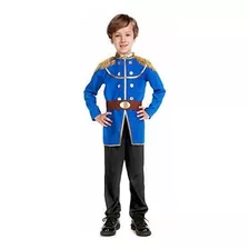 Disfraz De Príncipe Azul Para Niños Con Cinturón