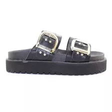 Sandalias Plataforma Tachas Tiras Doble Hebillas 1020 Cshoes