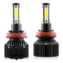 2 Bombillas Led 9006/hb4 Para Faros Delanteros, 50 W, 6000 K