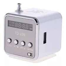 Altavoz De Radio Fm Digital Portátil Td-v26, Mini Recepción