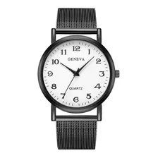 Reloj Casual Deportivo Malla Metalica Original Geneva