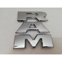 Emblema Ram Rebel  Kit 3 Letras  2018  Negro Mate