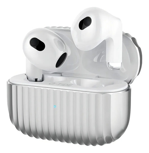 Auriculares G-tide H21 Con Estuche De Carga Metálico Blanco