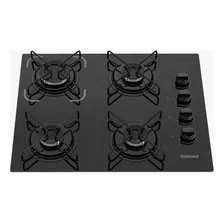 Fogão Cooktop Gás Itatiaia Ng 4 Bocas Preto 127v/220v