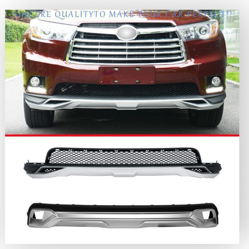 Bumper Frontal Protector Defensa Toyota Highlander 14-16  Foto 2