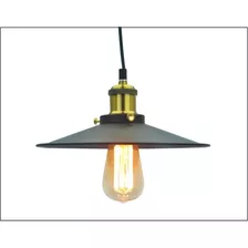 Lustre Pendente Industrial Retro Hall Metal Pelegrin Pel-032