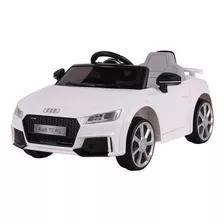 Carrinho Elétrico Branco Audi Tt Rs 2.4ghz 12v Bel Brink