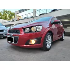 Chevrolet Sonic 5p Ltz Mt 2017 Bordo Usado /nt