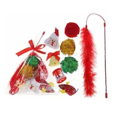 Juguete - Jpb 8 Pack Cat Toy Christmas,cat Feather Toy,kitte