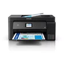 Impressora Multifuncional 4 Em 1 Wi-fi Ecotank L14150 Epson Cor Preto Bivolt