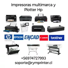 Mantencion Reparacion Impresoras Multimarca, Plotter Hp