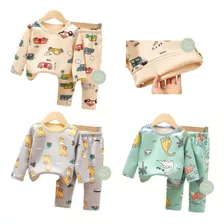 Pijama Frizado Forrado En Micropolar Para Bebés