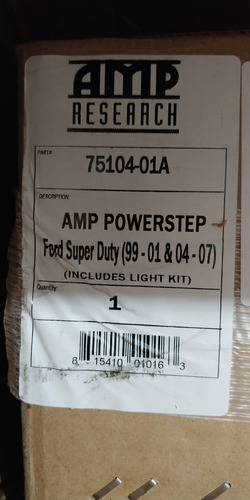 Estribos Amp Research. Mod75104-01a Para Super Duty. Foto 2