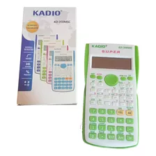 Calculadora Científica Kadio Kd-350msc 240 Funciones Verde