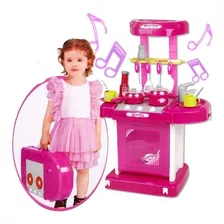 Juguete Cocina Infantil Luces Y Sonido Estilo Maleta