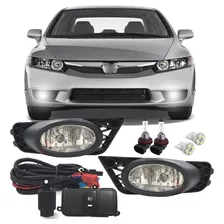 Kit Farol De Milha Honda New Civic 2009 + 4 Brindes