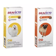 Bravecto Antipulga E Carrapato 4,5kg Á 10kg E 2 Á 4,5 -kit 2