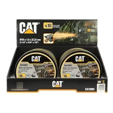 Set Disco Corte Amoladora Caterpillar 115mm X 1 Mm X10uni