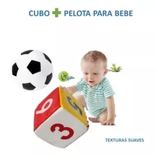 Cubo Y Balón Super Suave Para Bebé