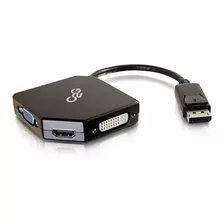 C2g Displayport Adaptador 4k Displayport A Hdmi Vga Or Dvi B