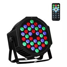 Cañón De Luces 36 Led Rgb Audiorrítmico Multicolor 