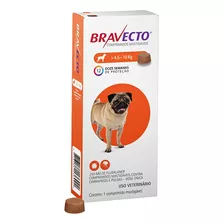 Bravecto Original Carrapatos Antiparasitários De 4,5 A 10kg