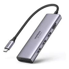 Hub 6 En 1 Adaptador Multifunción Usb-c Ugreen