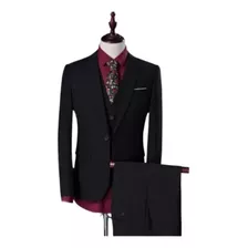 Traje Casual De Tres Piezas For Hombre Boda Fiesta