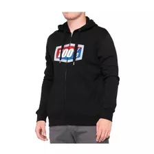 Polerón 100% Official Zip Fleece Negro