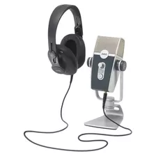 Akg Podcaster Essentials Kit Microfono Usb Y Audifonos