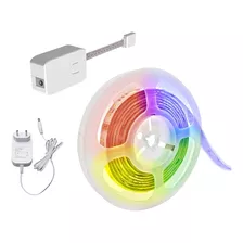 Fita De Led Inteligente Rgb Colorida 5050 Wifi 3m Agl Tuya Tensão De Operação 12v - 24v 110v/220v