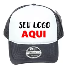 04 Bonés Personalizados Estampado Telinha Trucker Aba Curva 