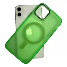 Estuche Traslucido Magnetico Mate Compatible Con iPhone