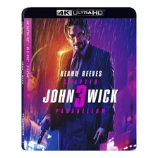 John Wick 3 Parabellum Película 4k Ultra Hd + Blu-ray Nuevo