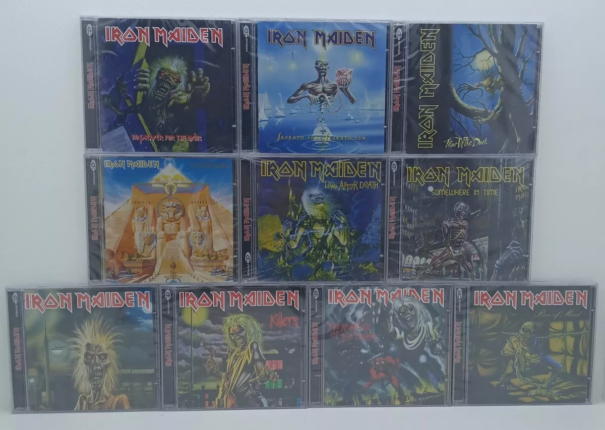 10 Cds Iron Maiden - Série Enhanced Cd - Eddie