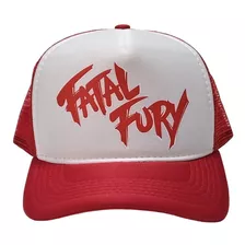 Boné Aba Curva Trucker Fatal Fury Arcade Snk Vintage Game 