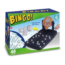 Jogo De Mesa Bingo 48 Cartelas - Nig Brinquedos 1000