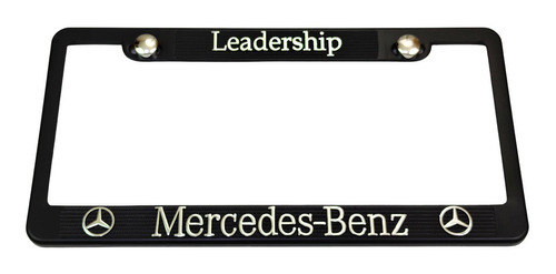 Porta Placas Mercedes Benz Reflejante Cubre Pijas Kit  Foto 4