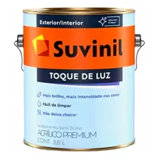 Tinta Acrílica Toque De Luz Semi-brilho Branco 3,6 L Suvinil