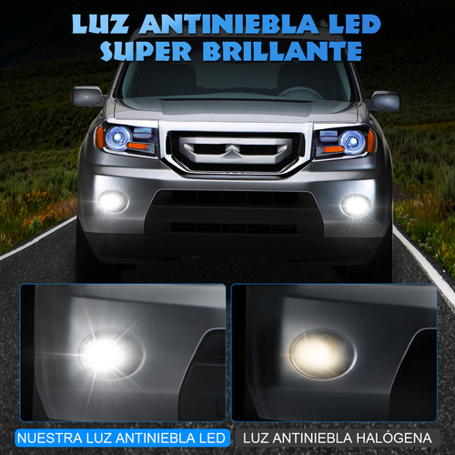 Luz Antiniebla Led Blanca Para Subaru Impreza 2012-2019 Foto 8