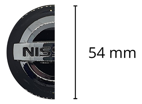4 Centros Tapa Rin Para Nissan Versa Altima Sentra 350z 54mm Foto 4