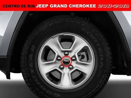 Kit De 4 Centros De Rin Jeep Grand Cherokee 2011-2018 64mm Foto 3