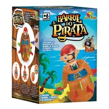 Jogo De Mesa Barril Pirata Presente Tamanho Médio Art Brink