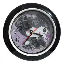 Reloj Mural Kuromi Sanrio 