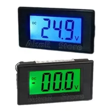 Voltímetro Digital Lcd 0-600v Dc Medidor Bateria Painel Som